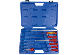 [170514] KING TONY 35114MR 14 PCS Standard & Go Thru Screwdriver Set