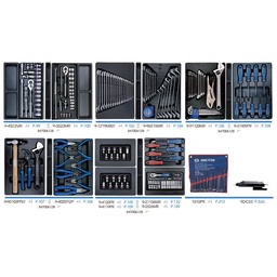 [170112] KING TONY 932-008MRD 179 PCS Tool Trolley Cart Set For 7 & 5 Drawers Trolley