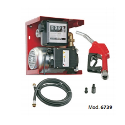 [40114] FLEXBIMEC 6739 Diesel Transfer Kit Mounted On Wall 100L/Min 220V 750W