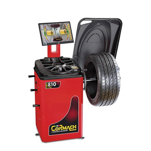 [TSWBXX00014] CORMACH MEC 810VDB Automatic Wheel Balancers With LCD Monitor