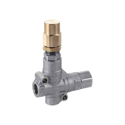 [7014] MV VHP60 Stainless Steel Unloader Valve By-pass Without Knob 550Bar 100L/Min (1/2 Inch)