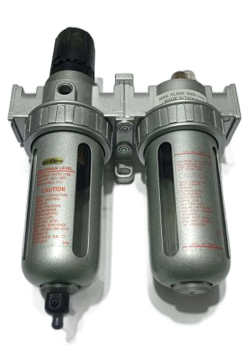 [PSPRXX00010] فلتر ومنظم هواء وزيت تايواني ماركة جي اي سي مقاس 1/2 بوصة 2 كوباية