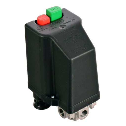 [PSACAS00021] NE-MA Air Compressor Pressure Switch With Integrated Overload 10/16 amp 380V 12Bar