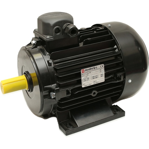 [PSCMXX00008] NICOLINI Male Shaft Electric Motor 2-Poles 5.5kW 7.5HP 2800Rpm 380V (Black)