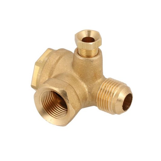 [PSACAS00004] FG Brass No Return Valve - Check Valve For Air Compressor 1/2 M * 1/2 F Inch