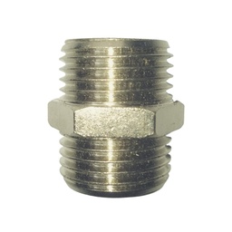 [804521] FG Double Nipple 1/2 * 1/2 Inch