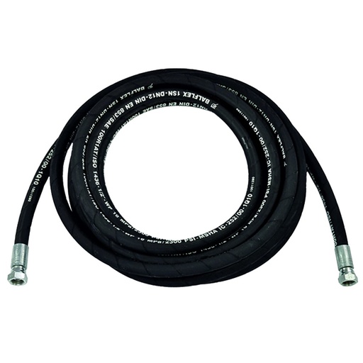 [OGGHXX00003] خرطوم شحم ضغط عالي R2 (2 سلكة) ماركة جي اي سي - مقاس 1/4 بوصة طول 10 متر