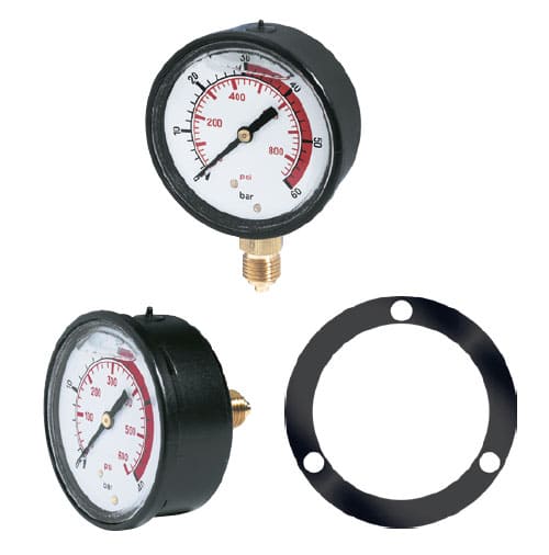 [CWJWAS00009] MV PRESSURE GAUGE DN 63 High Pressure Glycerin Gauge 250 Bar 1/4 Inch