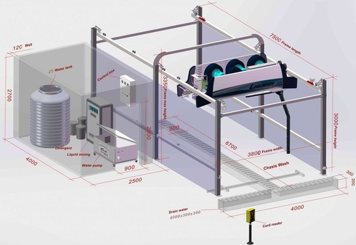 [CWAWXX00002] Leisuwash 360 Standard Automatic Touchless Car Wash System