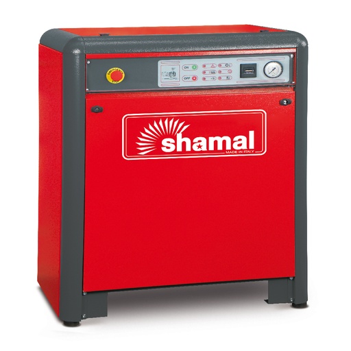 [PSACXX00037] وحدة كمبروسر هواء صامتة (كابينة) 7.5 حصان موديل SILENT K30 T7.5 ماركة شمال ايطالي - 11 بار 3 فاز
