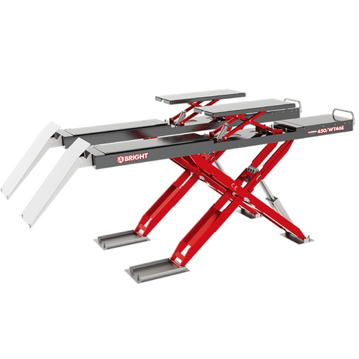 [10056] BRIGHT 4.5 Ton Ultra-Thin Wheel Alignment Scissor Lift GAMMA 450/WT46E
